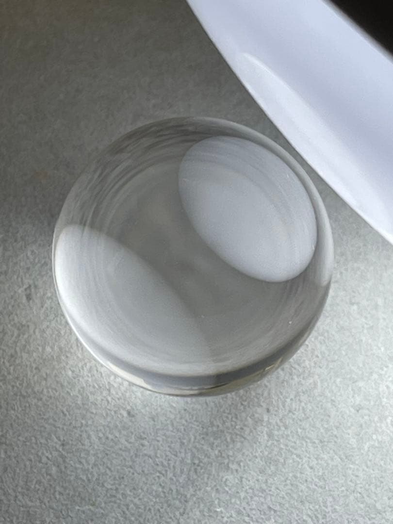 ②【鑑別書付き】天然ブラジル産 水晶 丸玉 約31mm 231.96ct