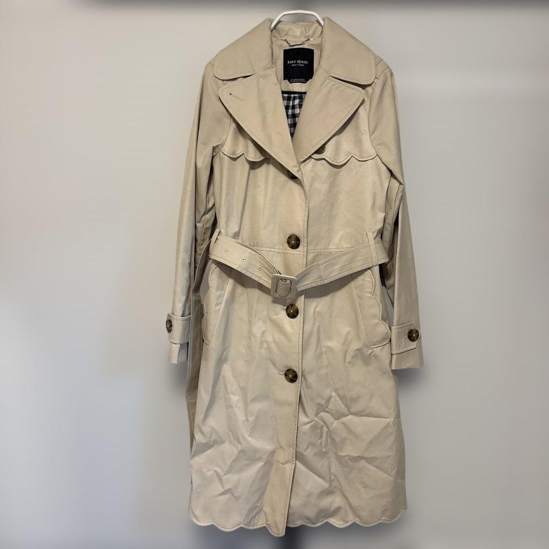 ケイトスペード スカラップトレンチコート