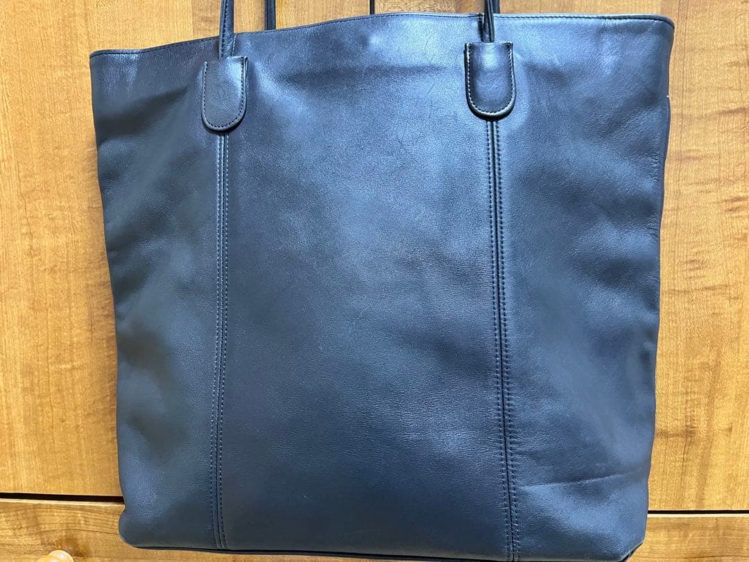 オールドコーチ USA トートバッグ オールレザー 大容量 紺