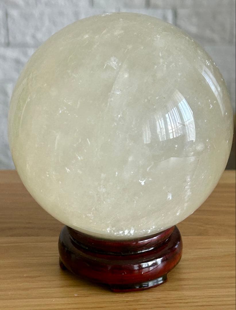 ✨虹入り✨ハニーイエローカルサイト 大玉 約93mm 1.2kg