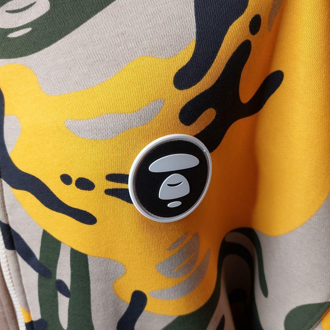 美品 Ape カモフラージュ マウンテンパーカー リバーシブル