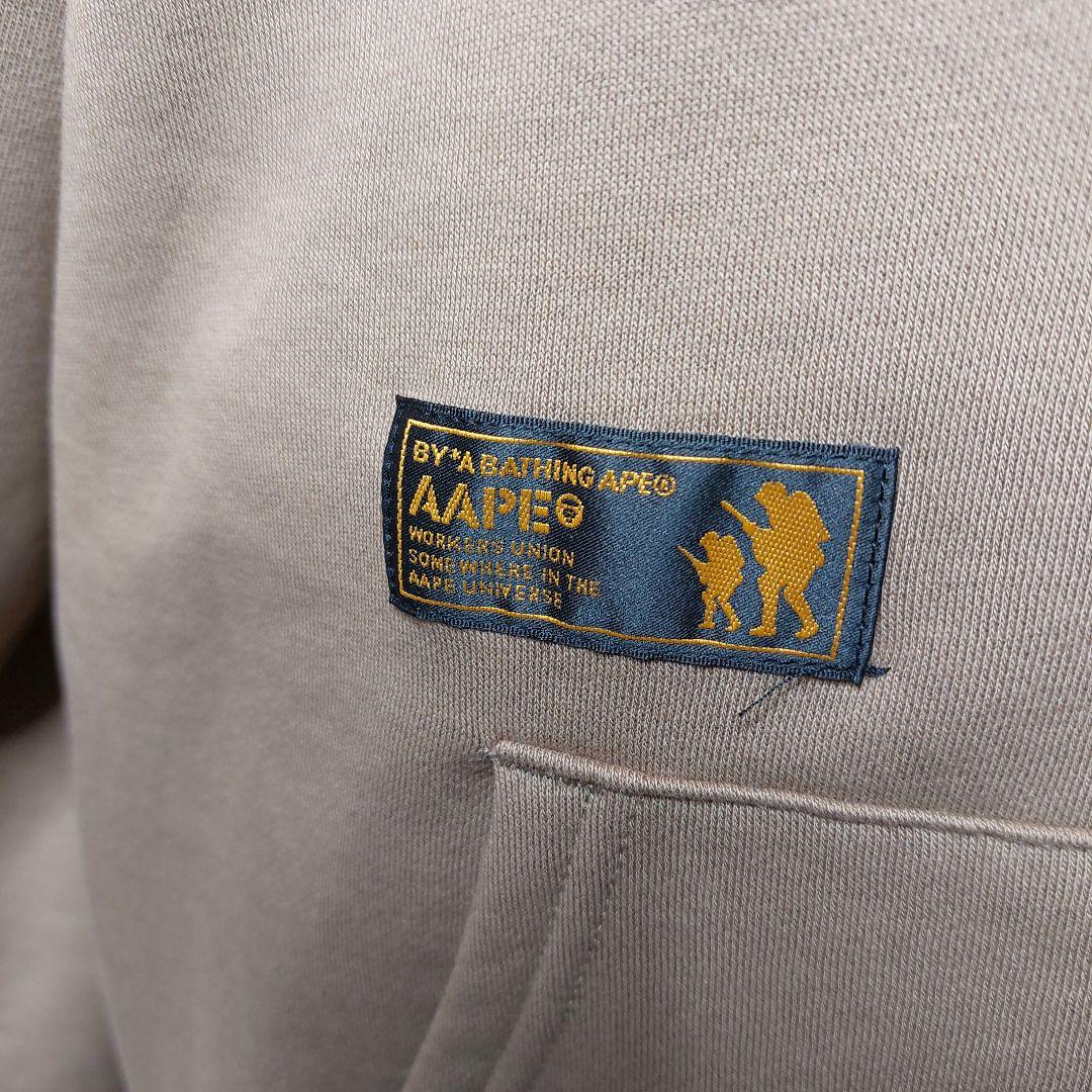 美品 Ape カモフラージュ マウンテンパーカー リバーシブル