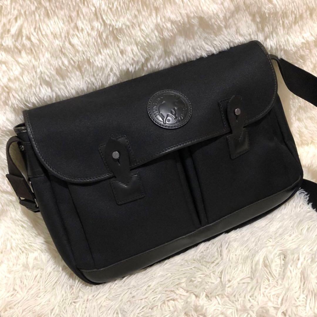 未使用☆ハンティングワールド ショルダーバッグ メッセンジャーバッグ ブラック