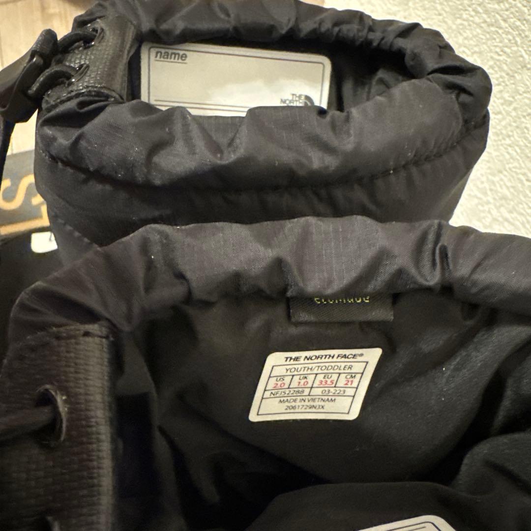 『kae』THE NORTH FACE YOUTH ブラックブーツ21cm