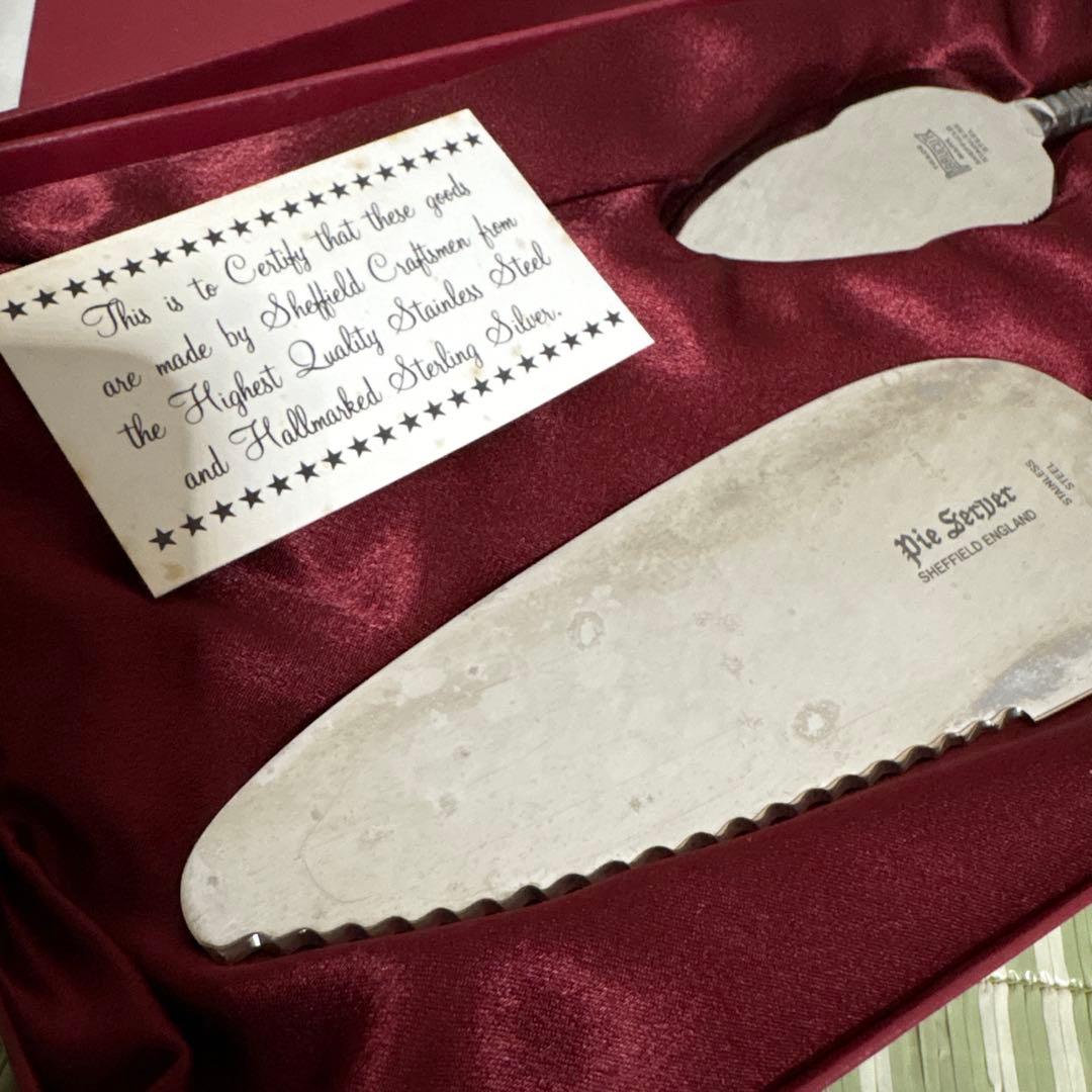 イギリス　カトラリー　シルバー パイサーバー　Harrison Brothers