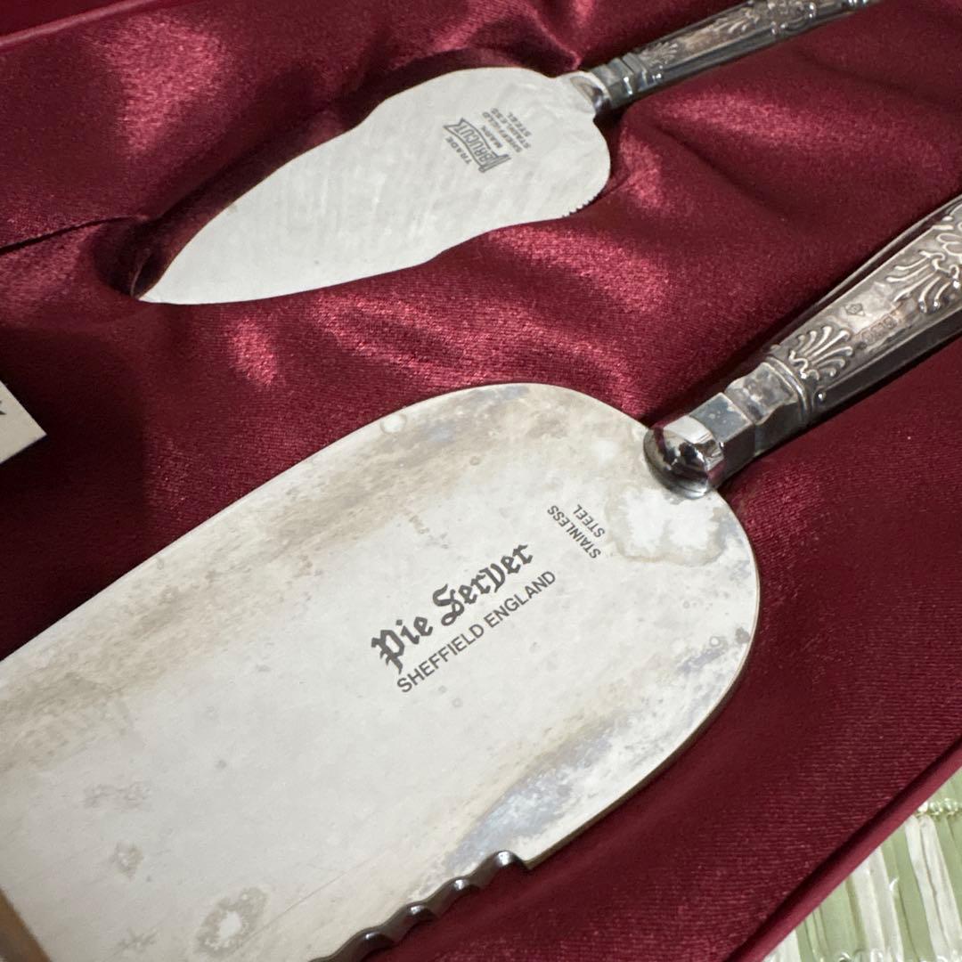 イギリス　カトラリー　シルバー パイサーバー　Harrison Brothers