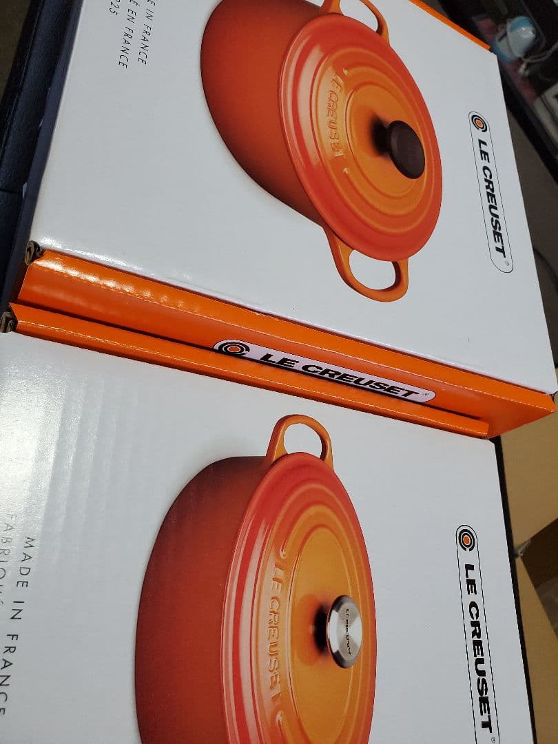 2個セットLE CREUSET オーバル17cmとロンド20cm