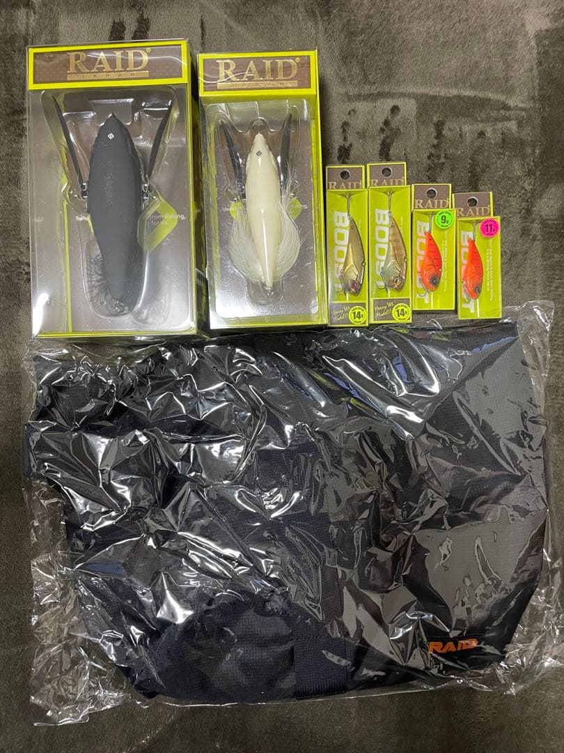 RAIDJAPAN レイドジャパン　ＳＥＴ　ロールアップホテイバック・ルアー6点