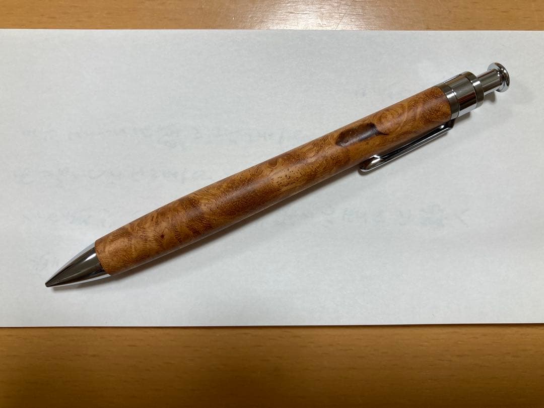 新品未使用 工房楔 ペンシル楔 花梨こぶ杢