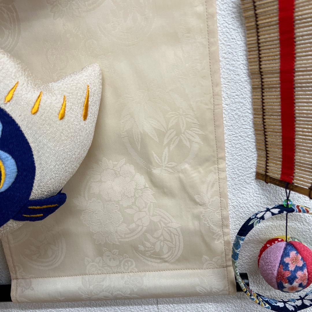 五月人形　端午の節句　ちりめん吊るし鯉のぼり特大