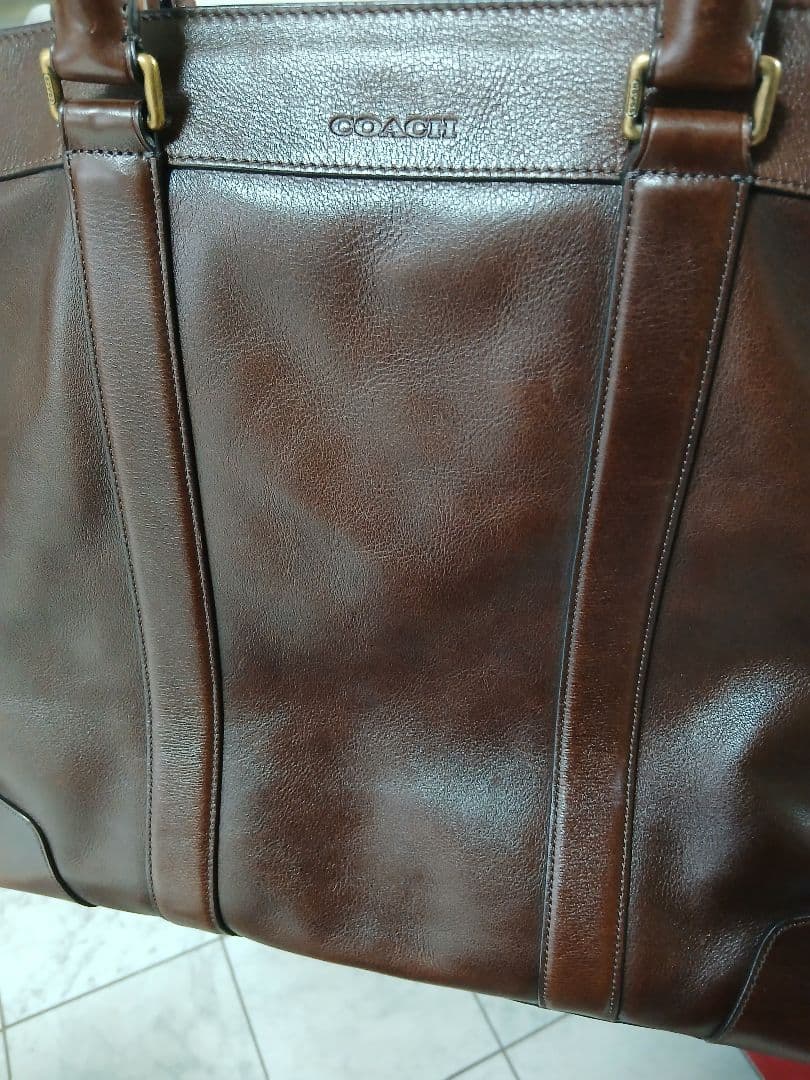 シ*ハ様 COACH　ウィークエンドトート　ダークブラウン　70487