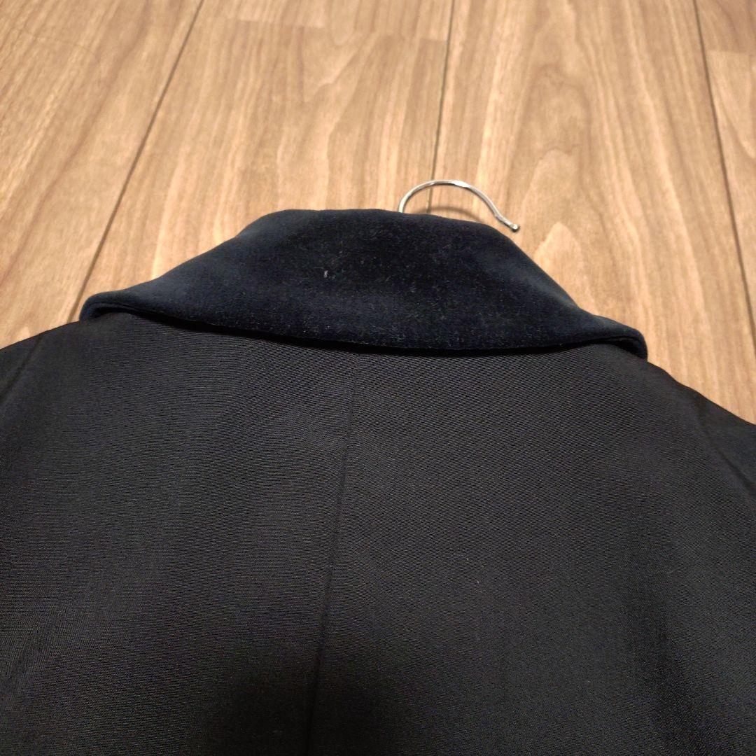【美品】コムデギャルソン　コート　ビッグスナップボタン　ブラック