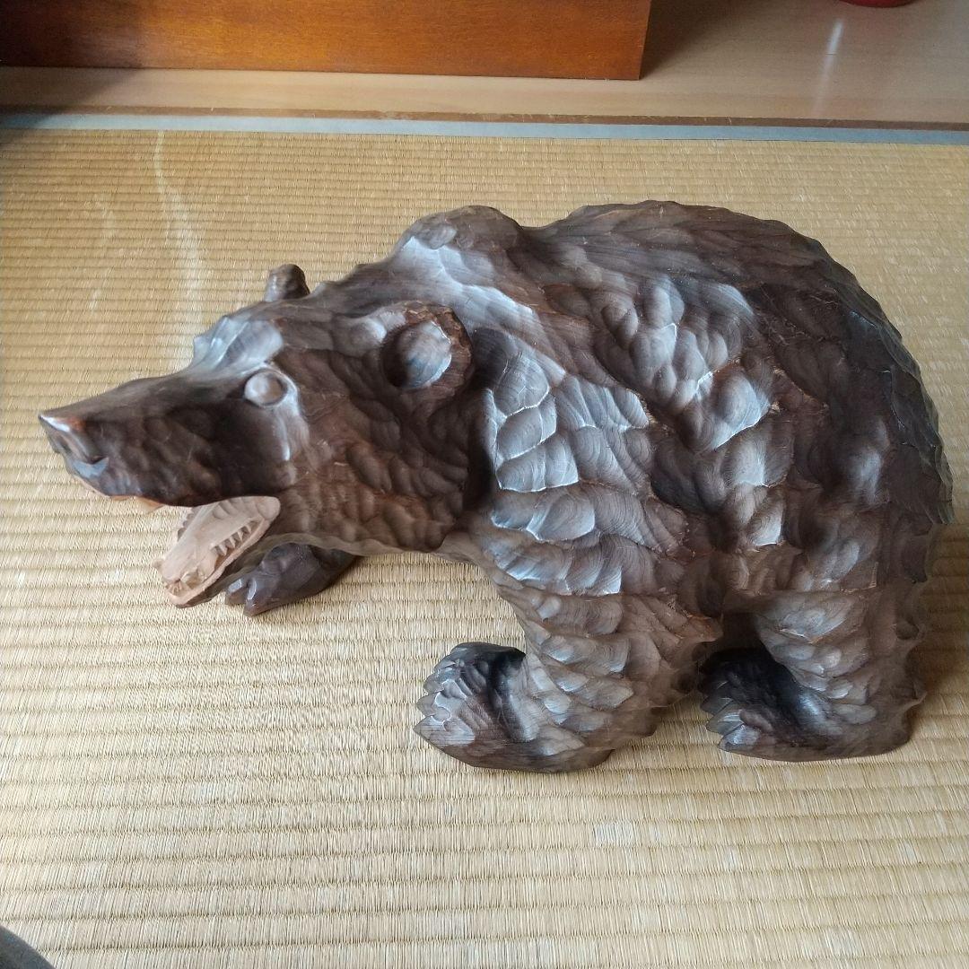 大型木彫り熊 北海道土産