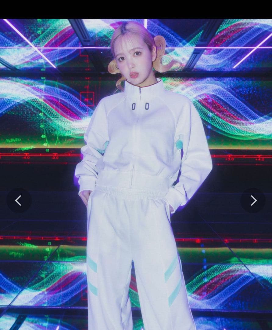 CALNAMUR 上下スウェット&パンツ エヴァ PLUGSUIT 白 綾波レイ