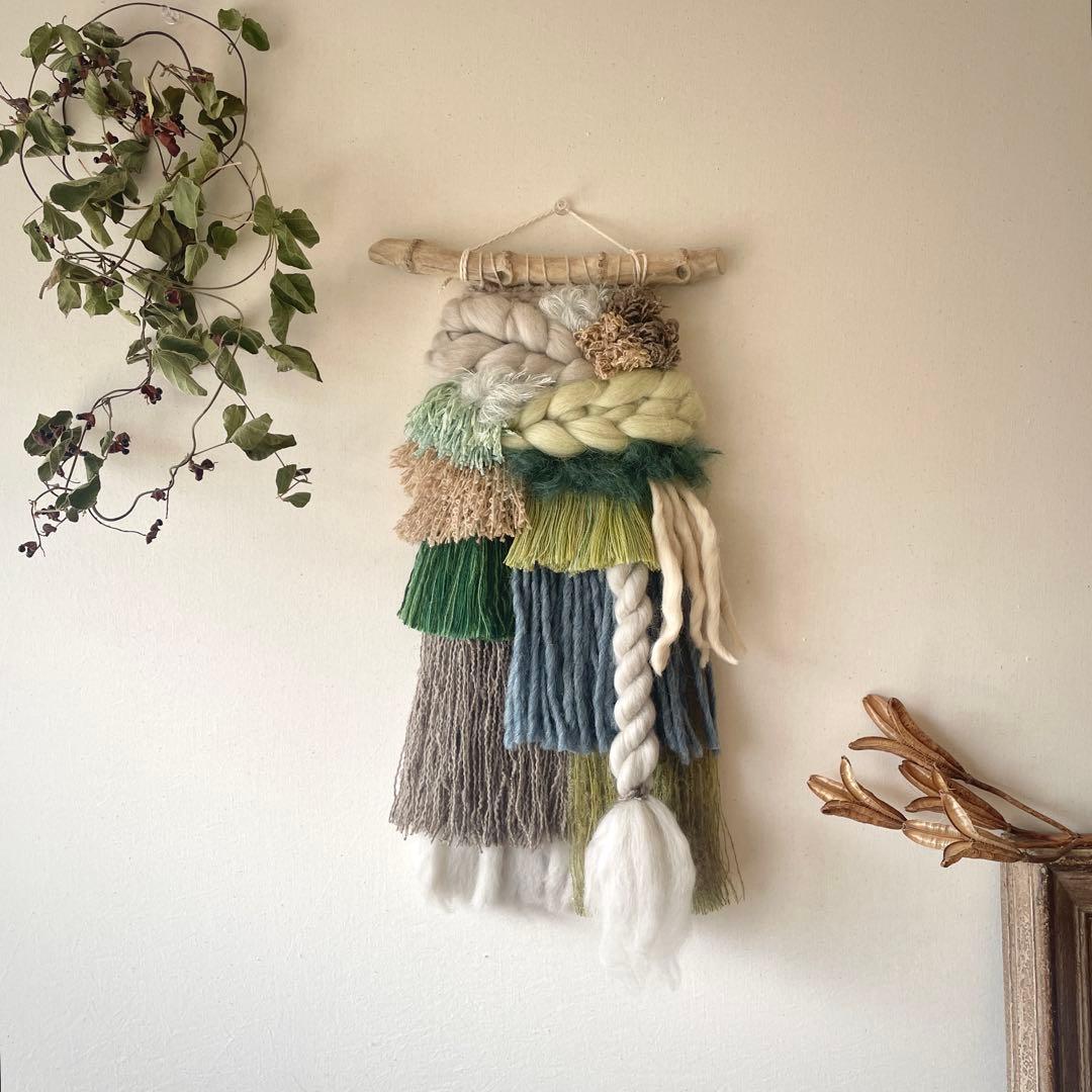 【一点もの】　ウィービング タペストリー 『In the forest, v.』