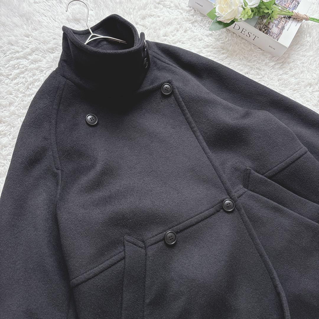 極美品♡完売品B.C STOCK WビーバーコクーンW前スタンドコート 24AW