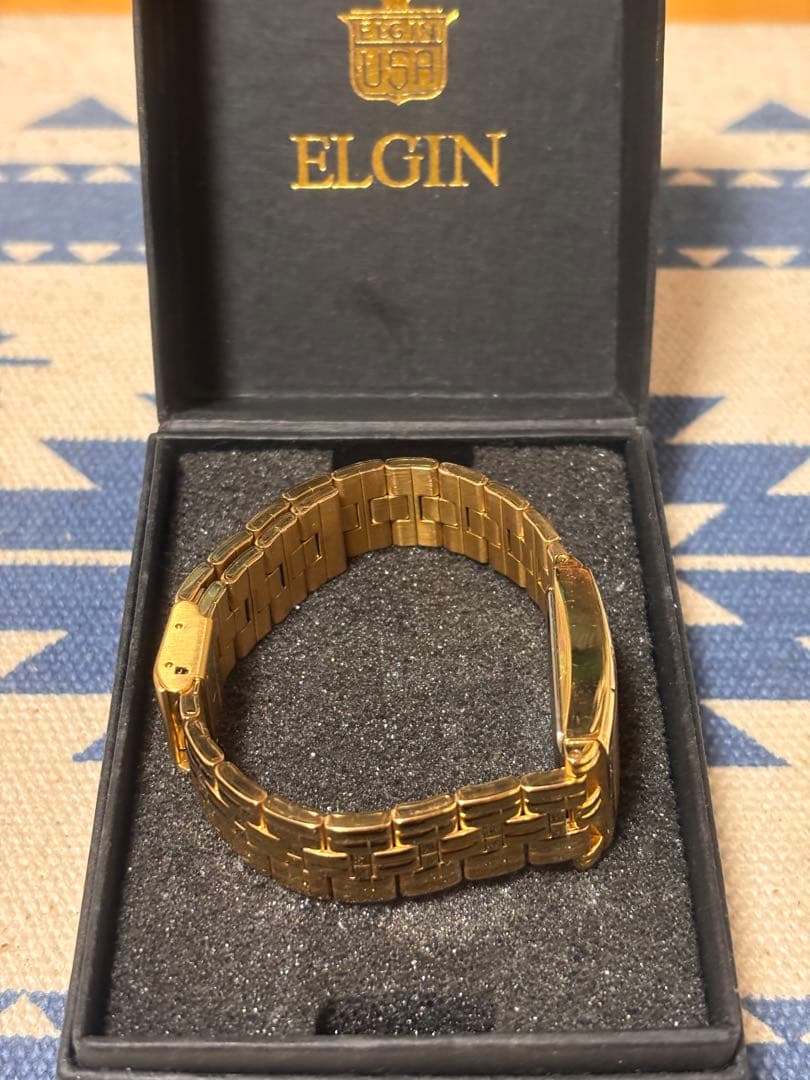 革職人さん専用 ELGIN ゴールド インゴット腕時計　 FKー1153F