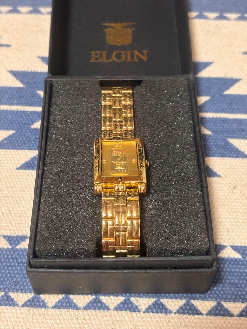 革職人さん専用 ELGIN ゴールド インゴット腕時計　 FKー1153F