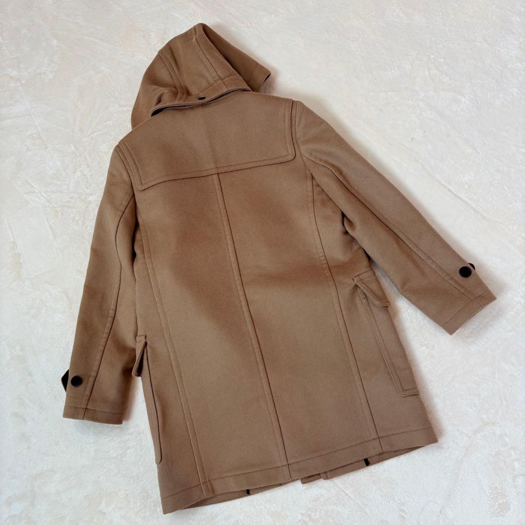 美品　バーバリーチルドレン　ダッフルコート　キャメル　12Y　クリーニング済み