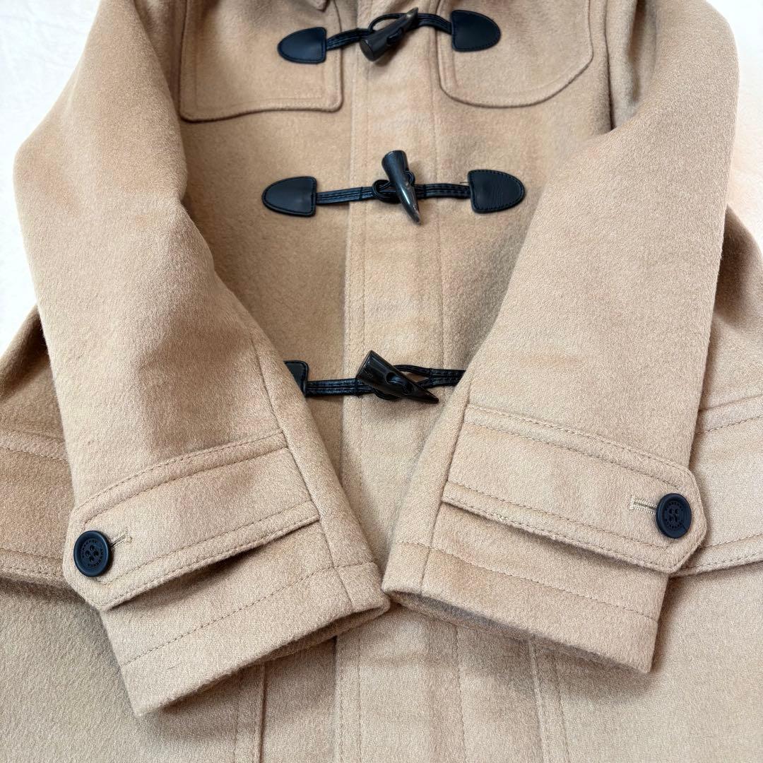 美品　バーバリーチルドレン　ダッフルコート　キャメル　12Y　クリーニング済み