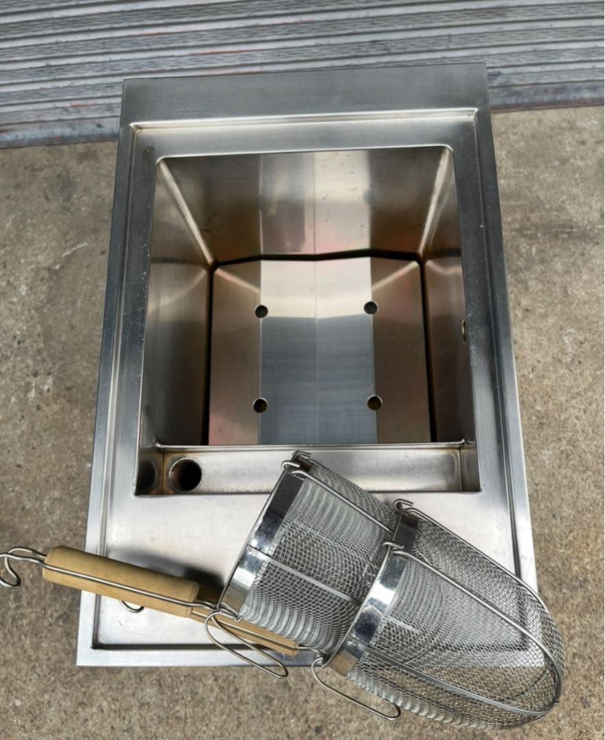 マルゼン 電気 茹で麺機 ゆで麺器 MREY-046ーIY 2016年製 テボ付