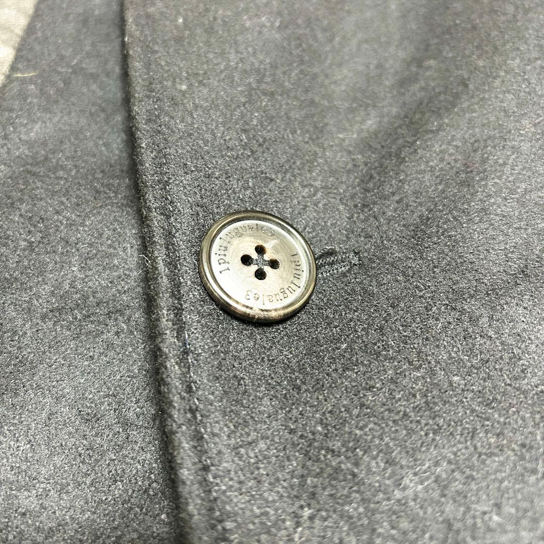 希少✨美品 1piu1uguale3 ミンク ウール レザー トレンチ 異素材