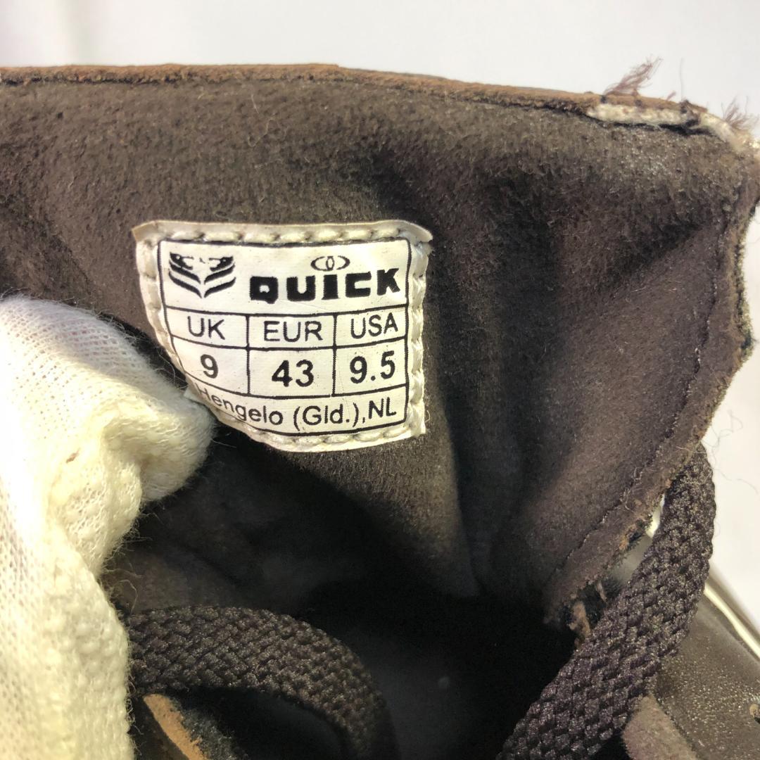 【匿名配送】希少保管品 ＱＵＩＣＫ クイック サッカーシューズ US9.5サイズ