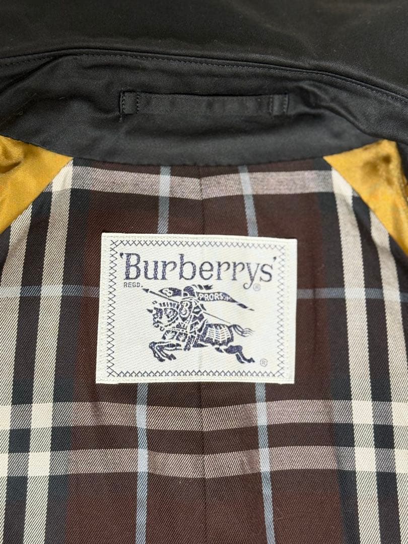 バーバリーズ　トレンチコート　チェック柄　ベルト　Aライン　ロング