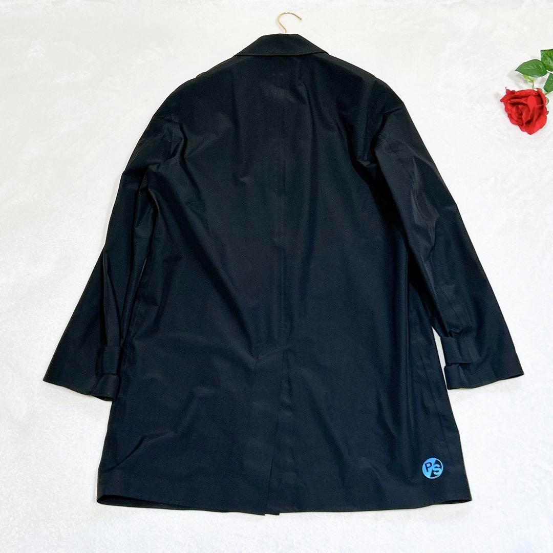 未使用✨　ps Paul Smith ステンカラー　コート　ナイロン　黒　XL