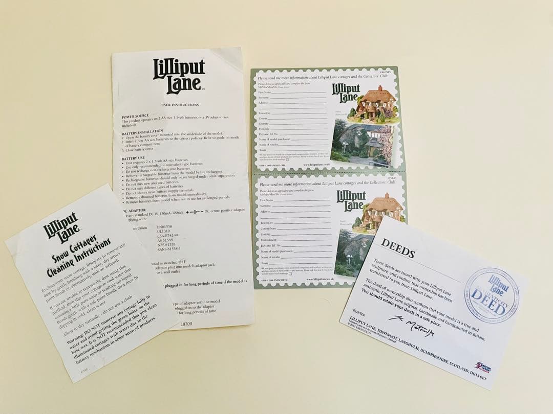 リリパットレーン「I BELIEVE IN SANTA」ミニチュアハウス