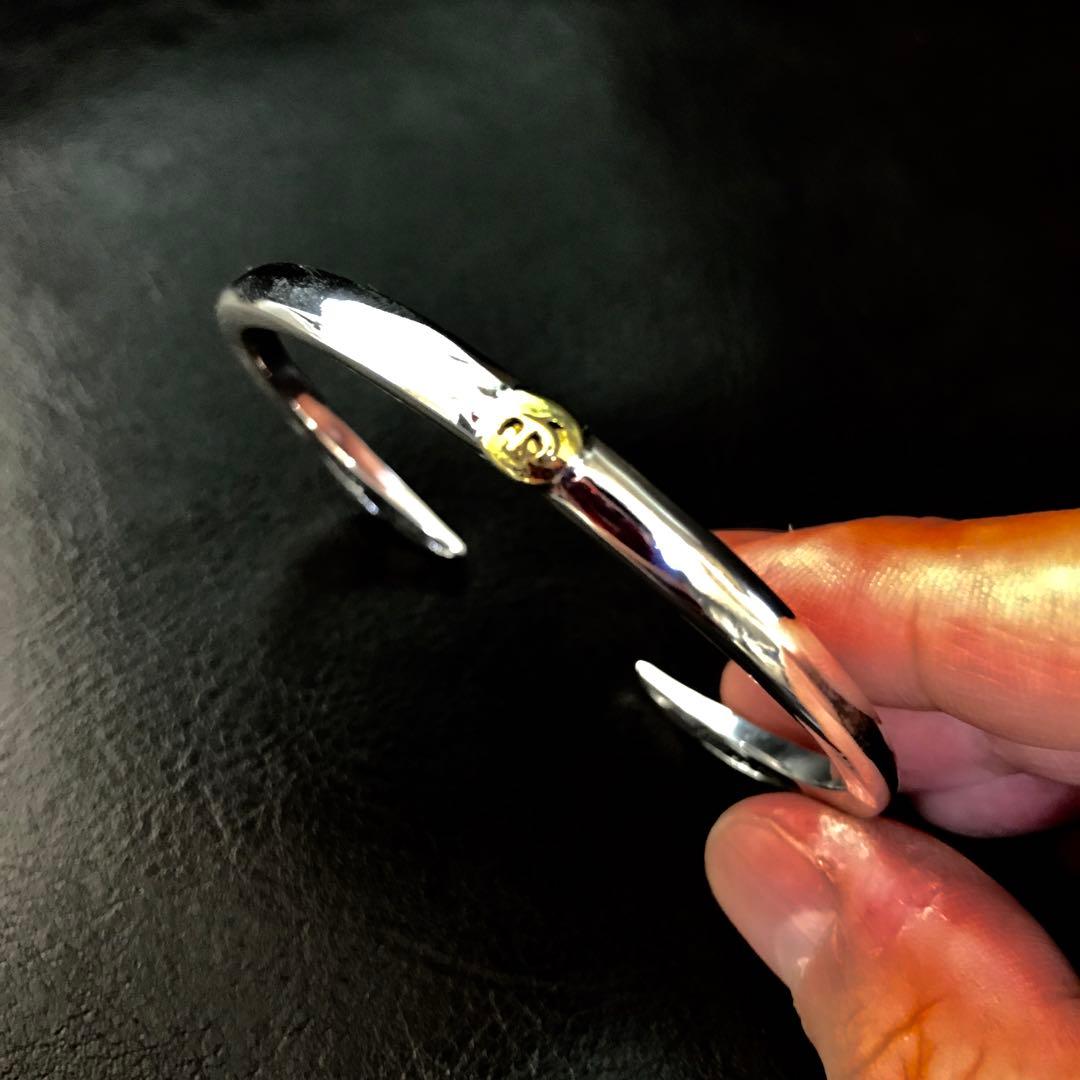 silver925 金メタル付 顔ブレス 新品 未使用