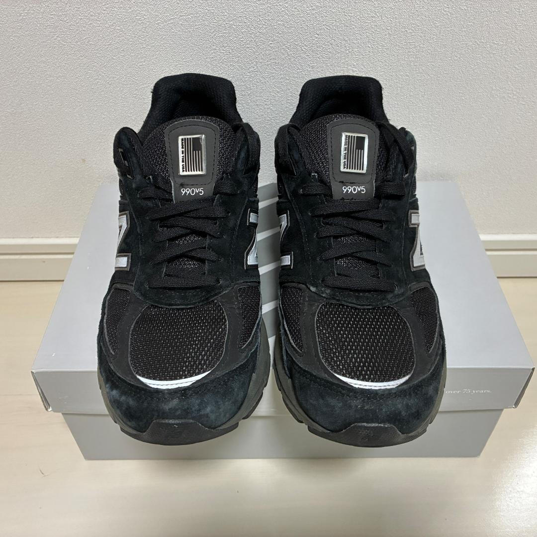 ニューバランス M990BK5 27.0 黒 990v5 USA製 専用箱