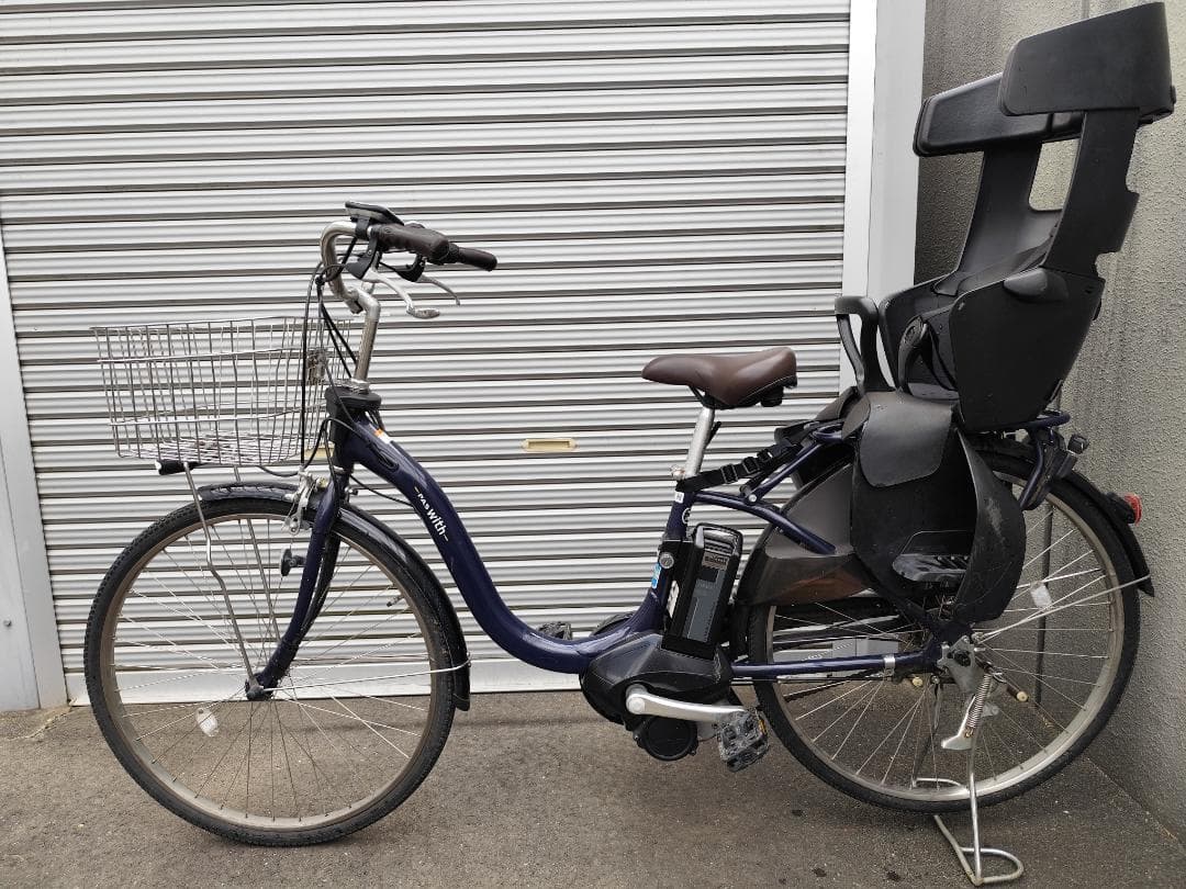 ☆専用☆　ヤマハ　pas with　26インチ　ブルー　12.3Ahバッテリー