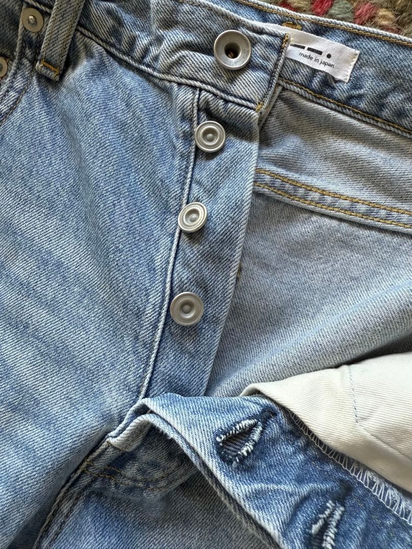 Whim Gazette ウィムガゼット ラインカーブ DENIM デニム 38