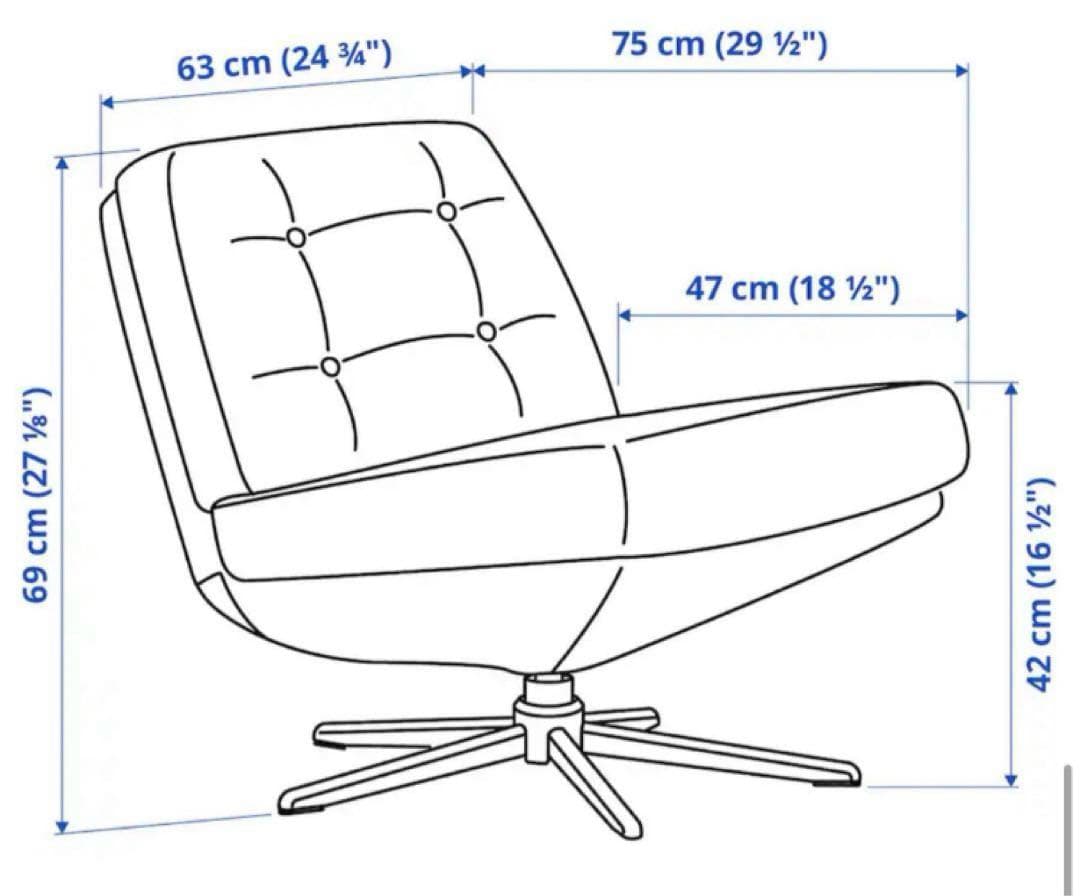 IKEA イケア ディヴリンゲ ブラック　DYVLINGE