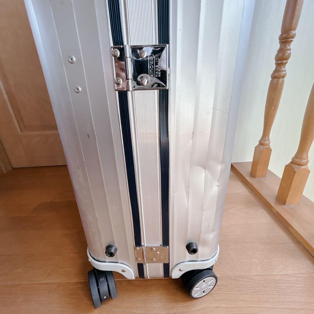 廃盤 RIMOWA リモワ トパーズ アルミ 104L 4輪 スーツ キャリー