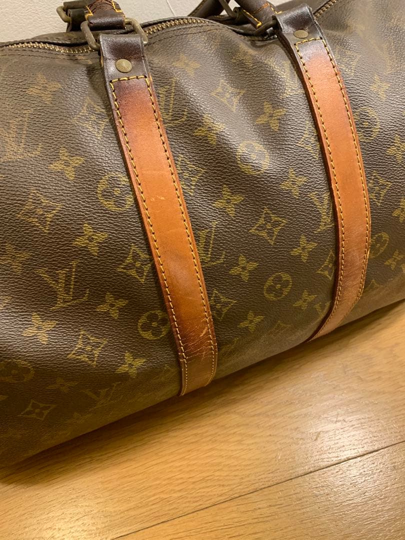 Louis Vuitton ボストンバッグ ブラウン　キーポルバンドリエール45