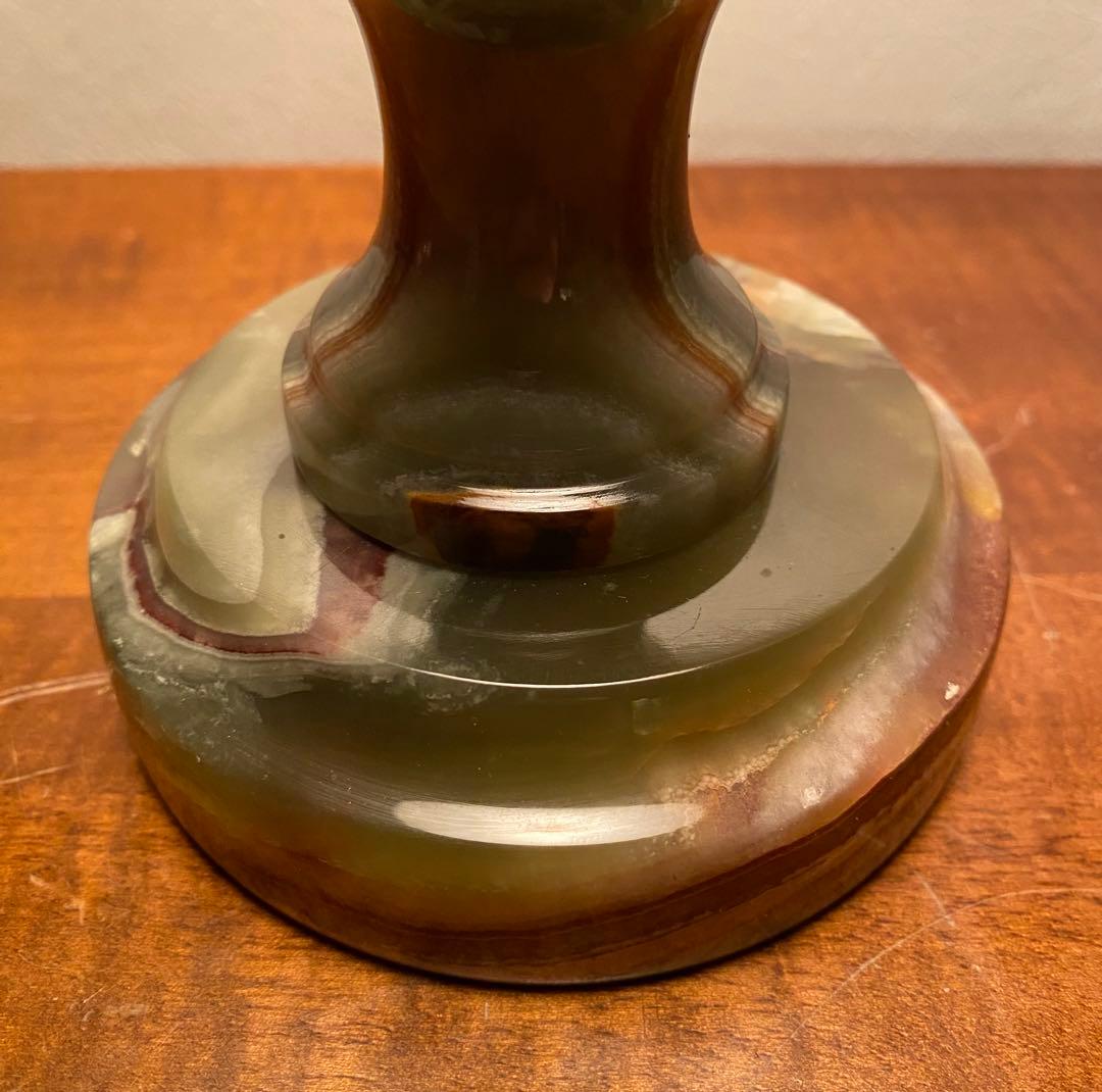 【美品】80sヴィンテージランプ オニキス madein パキスタン ベースのみ