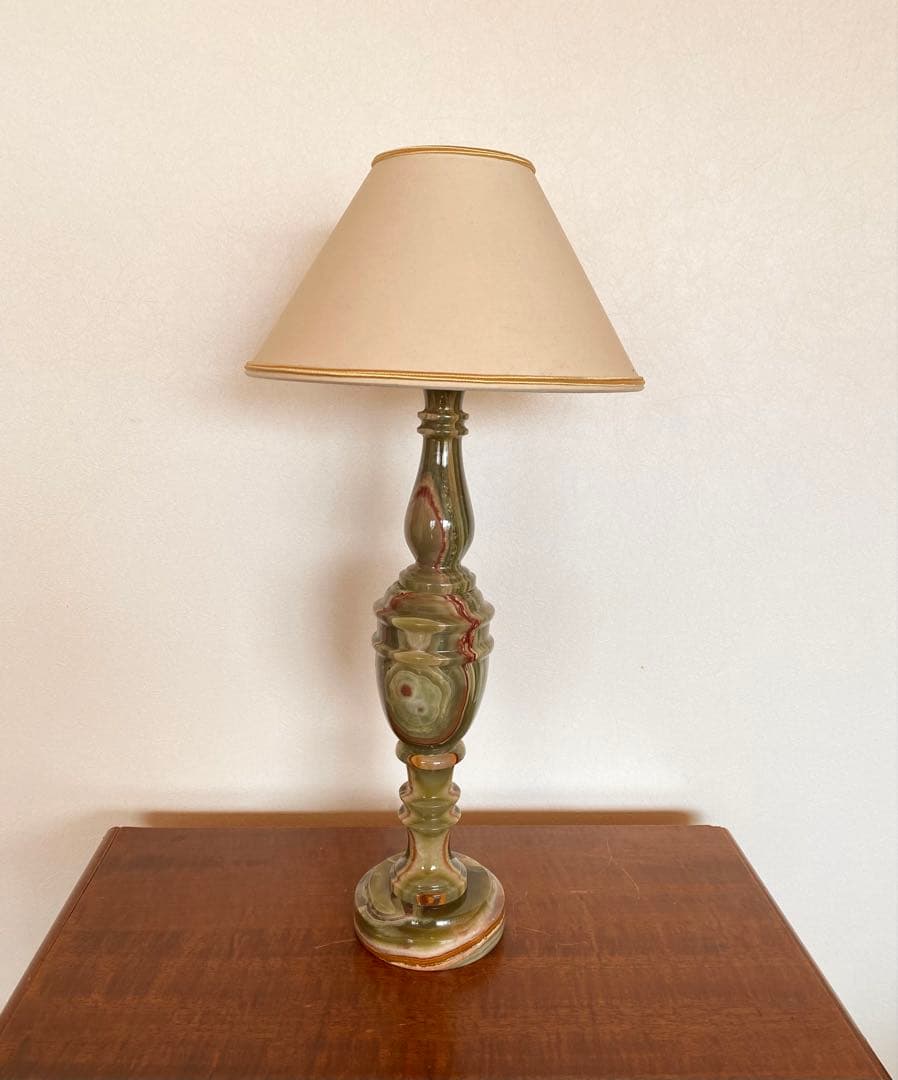 【美品】80sヴィンテージランプ オニキス madein パキスタン ベースのみ