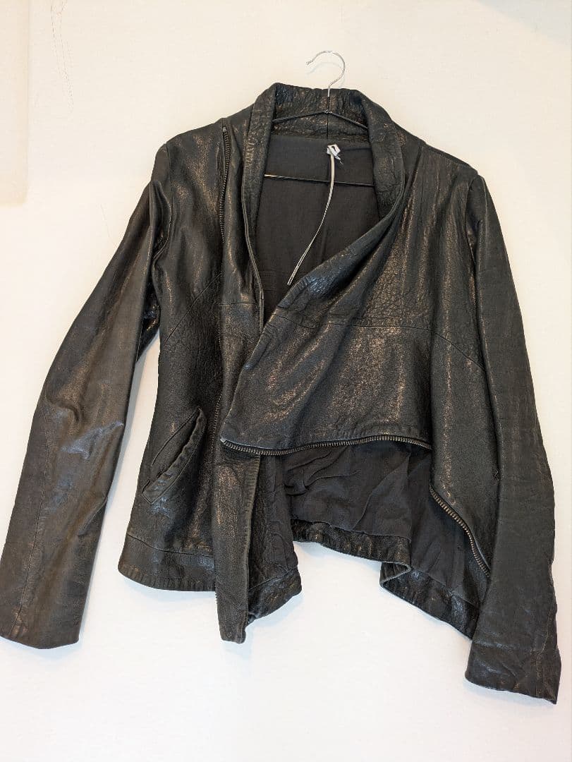 【希少】MASNADA ラムレザー ライダースジャケット レディース 38