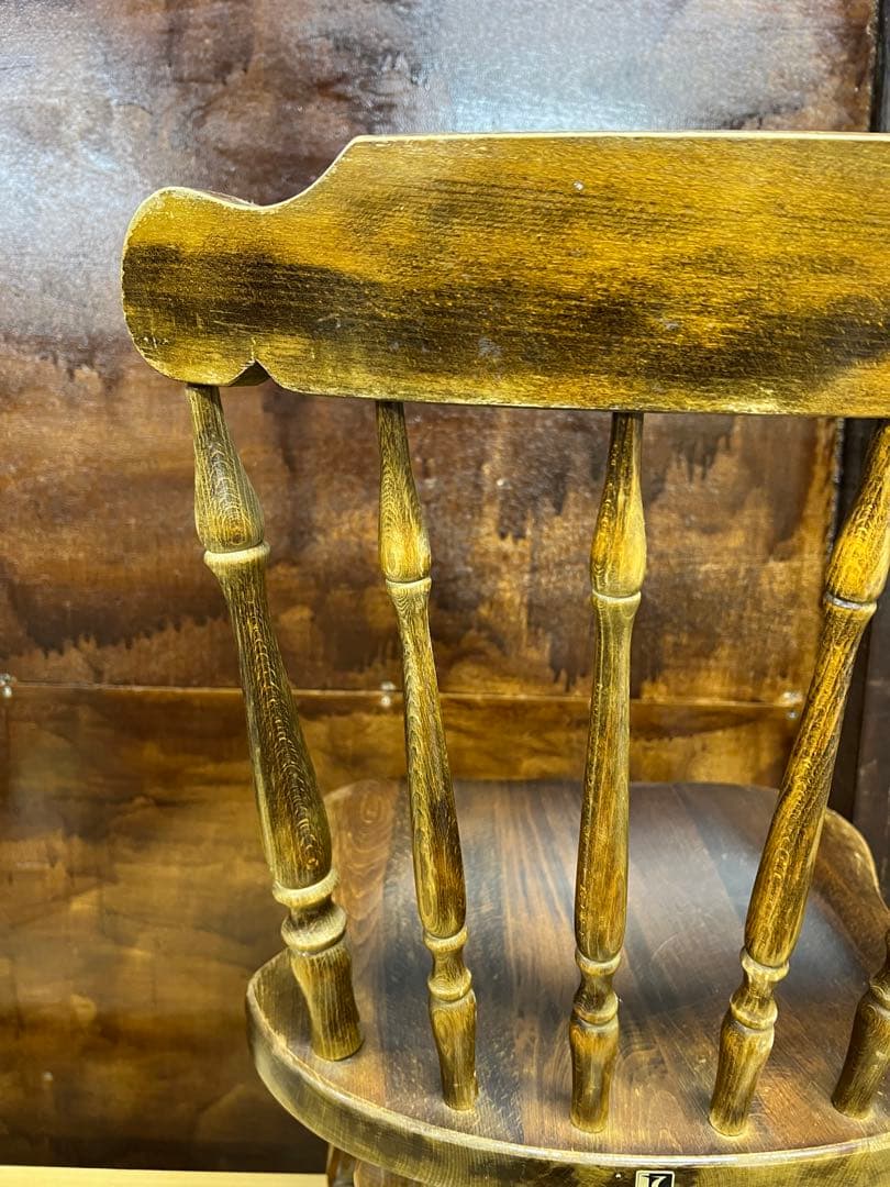 飛騨産業 キツツキ ウィンザーチェア 木製スピンドルバックチェア