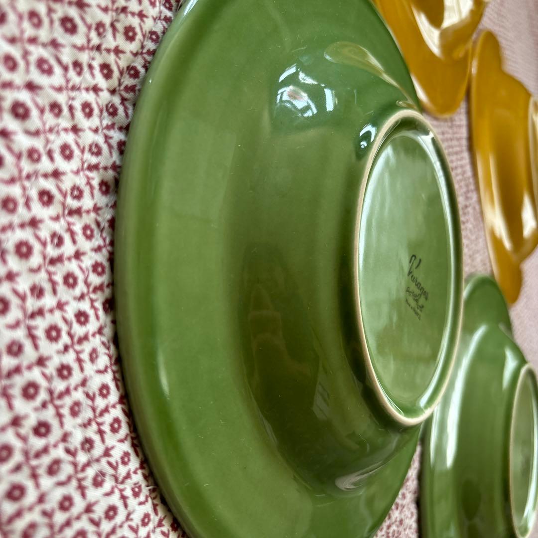 【新品】ヴァラージュ Varages フランス プレート スープ皿 ヴィンテージ