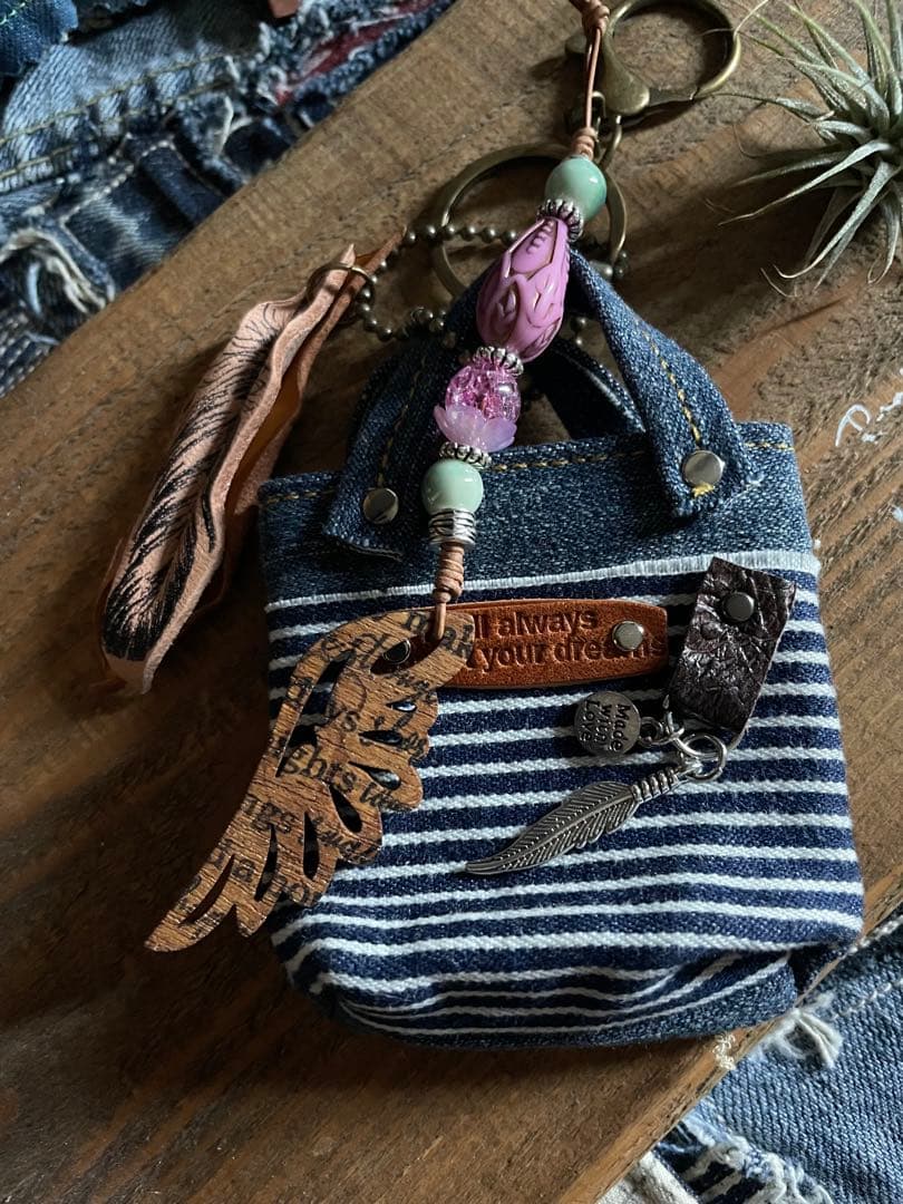 ꕤ︎︎ぽこぽんꕤ︎︎No.145フェザー with minibagチャーム·̩͙꒰ঌ