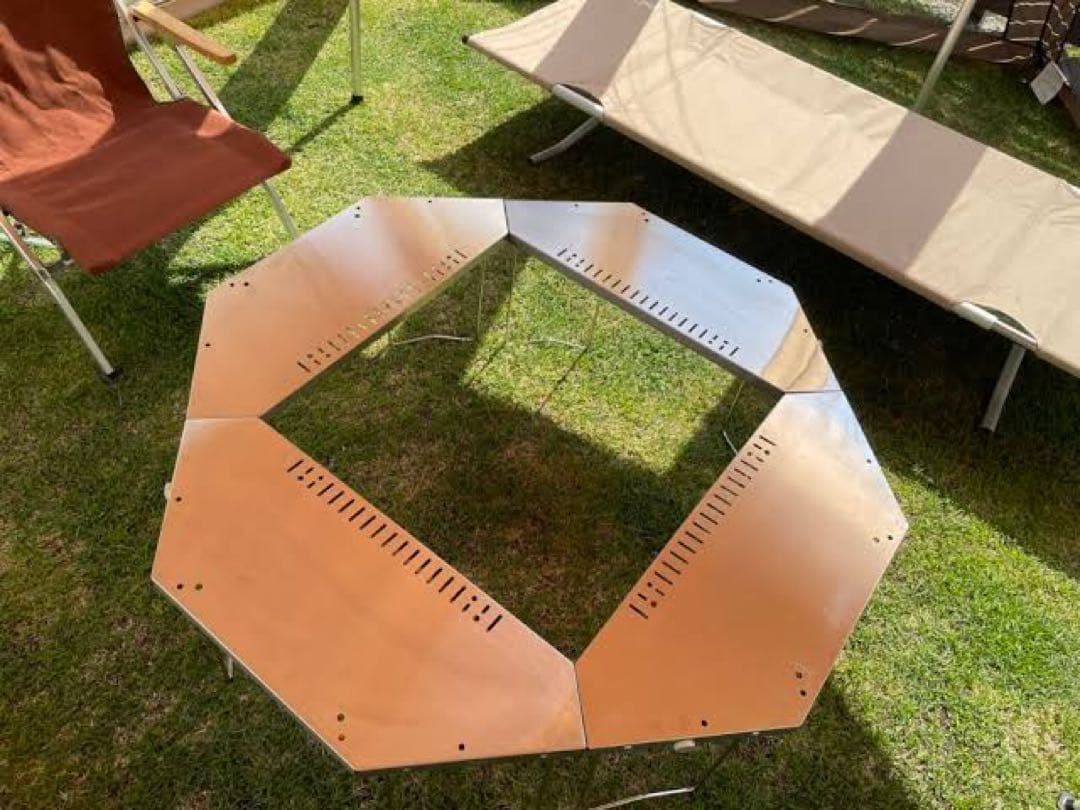 スノーピーク peak ジカロテーブル焚き火台キャンプロゴスコールマン