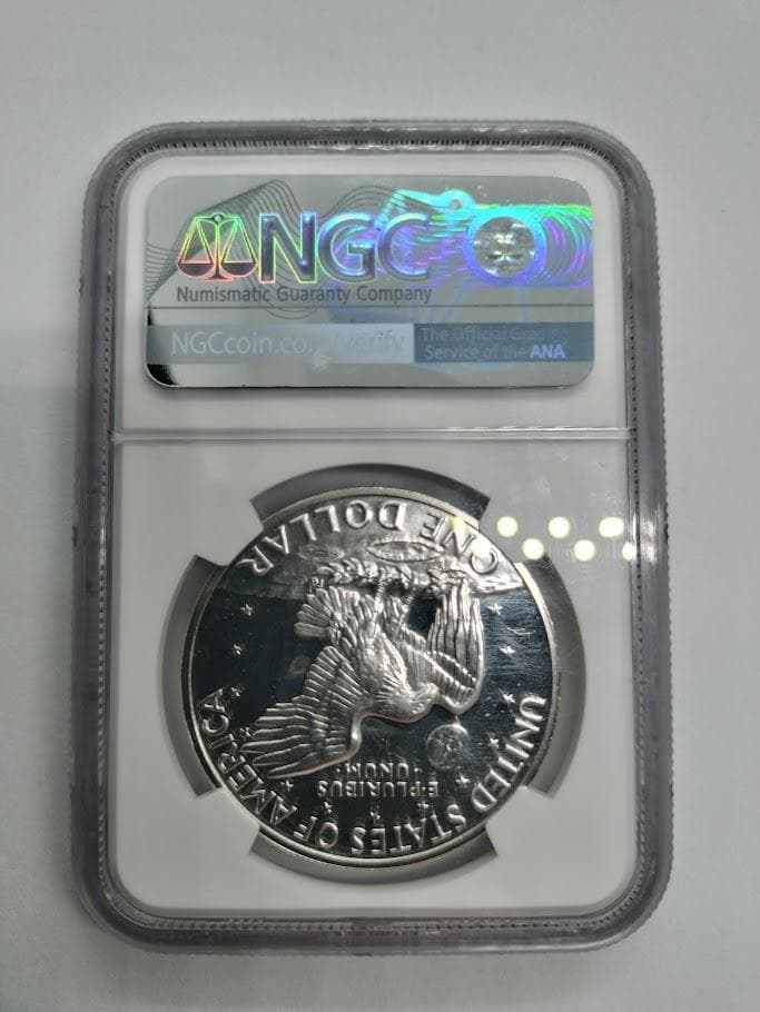 NGC PF68★STAR CAMEO1971 $1 銀貨 アイゼンハワー