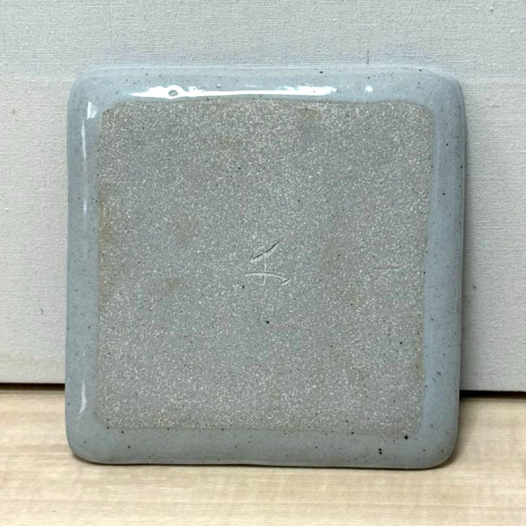 幸兵衛窯 絵替 角銘々皿5客セット 乾山手 手彩色 共箱