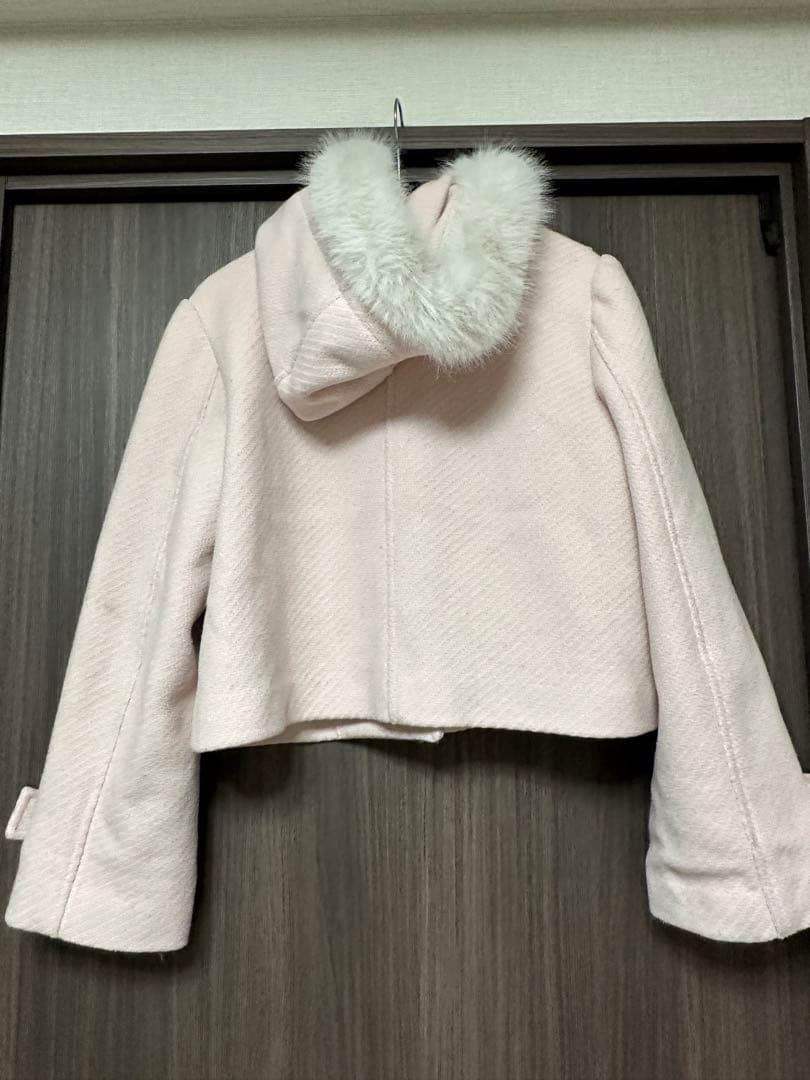 JILL by JILL STUART フェイクファー付ショートダッフルコート