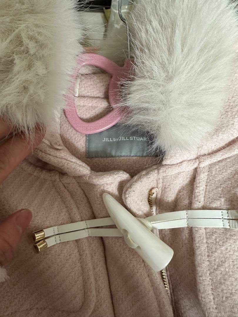 JILL by JILL STUART フェイクファー付ショートダッフルコート