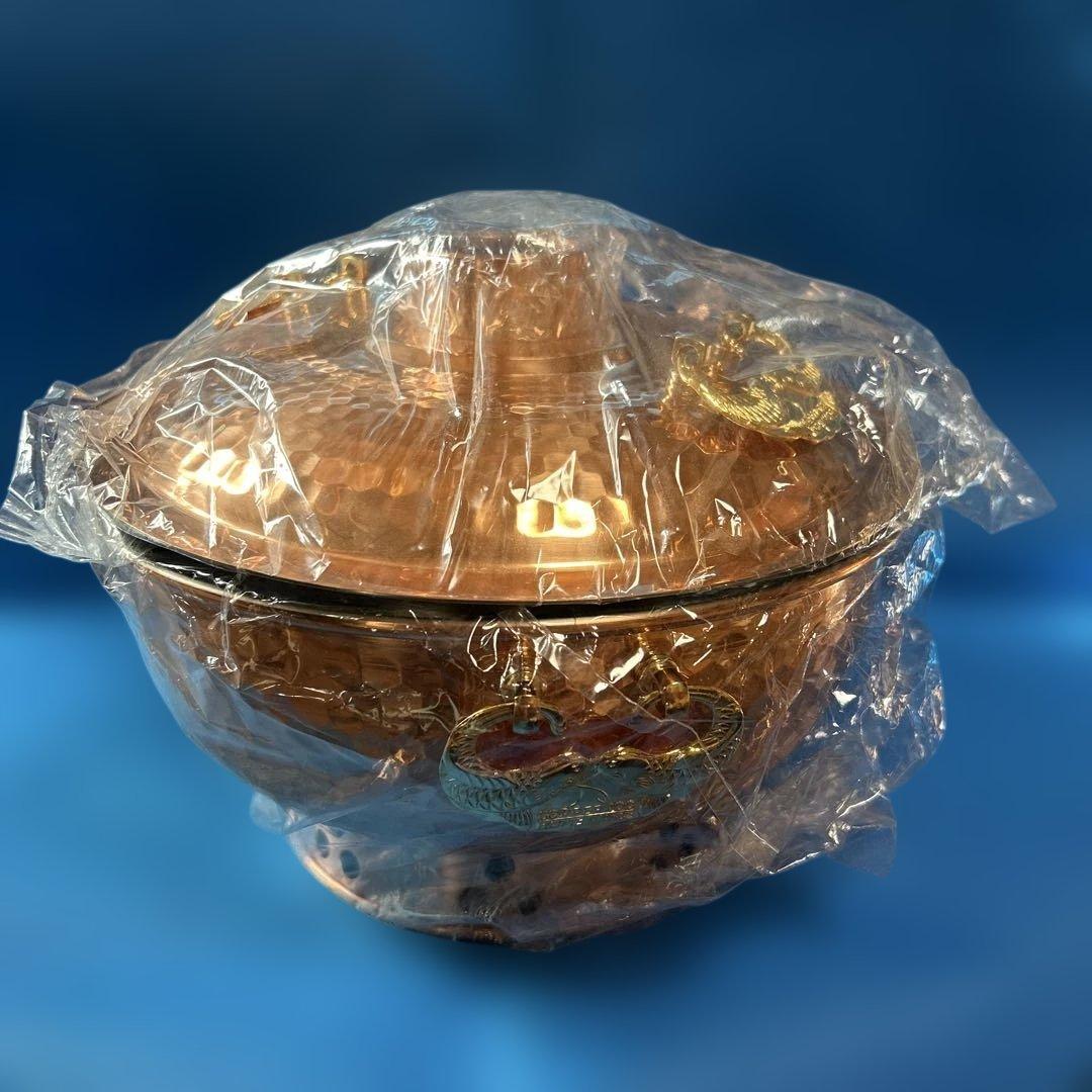 未使用❗️美品❗️高級COPPER100 ♦︎しゃぶしゃぶ銅鍋 ♦︎26cm即購入OK❗️