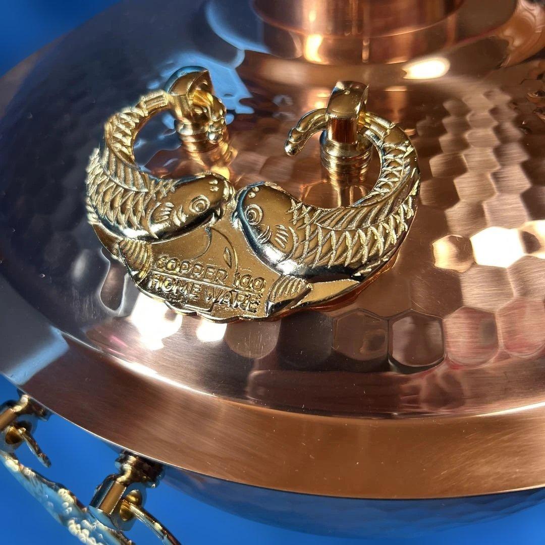 未使用❗️美品❗️高級COPPER100 ♦︎しゃぶしゃぶ銅鍋 ♦︎26cm即購入OK❗️